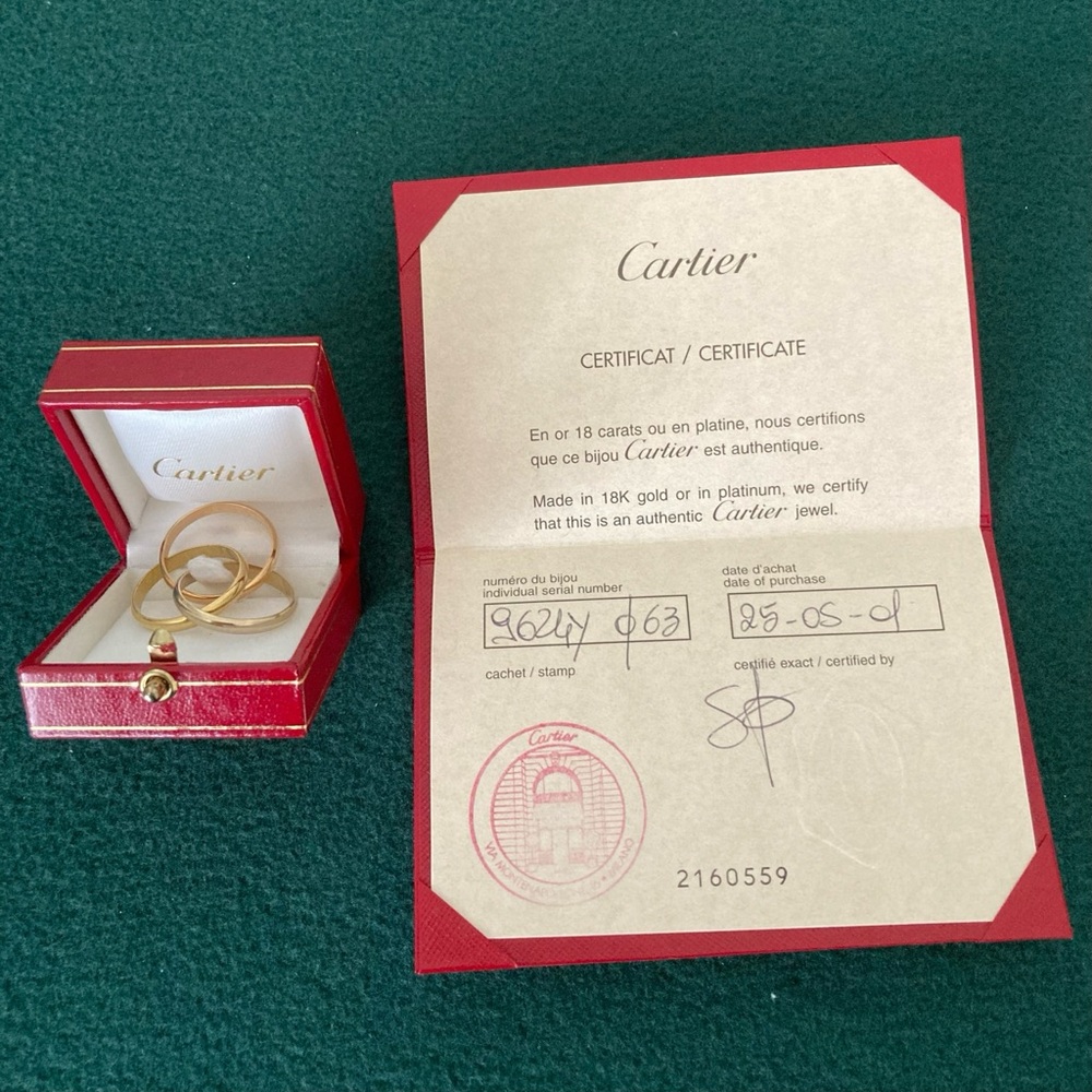 Iconic Cartier a trinity band/ring, the Rolling Ring - Picture 6 of 6
